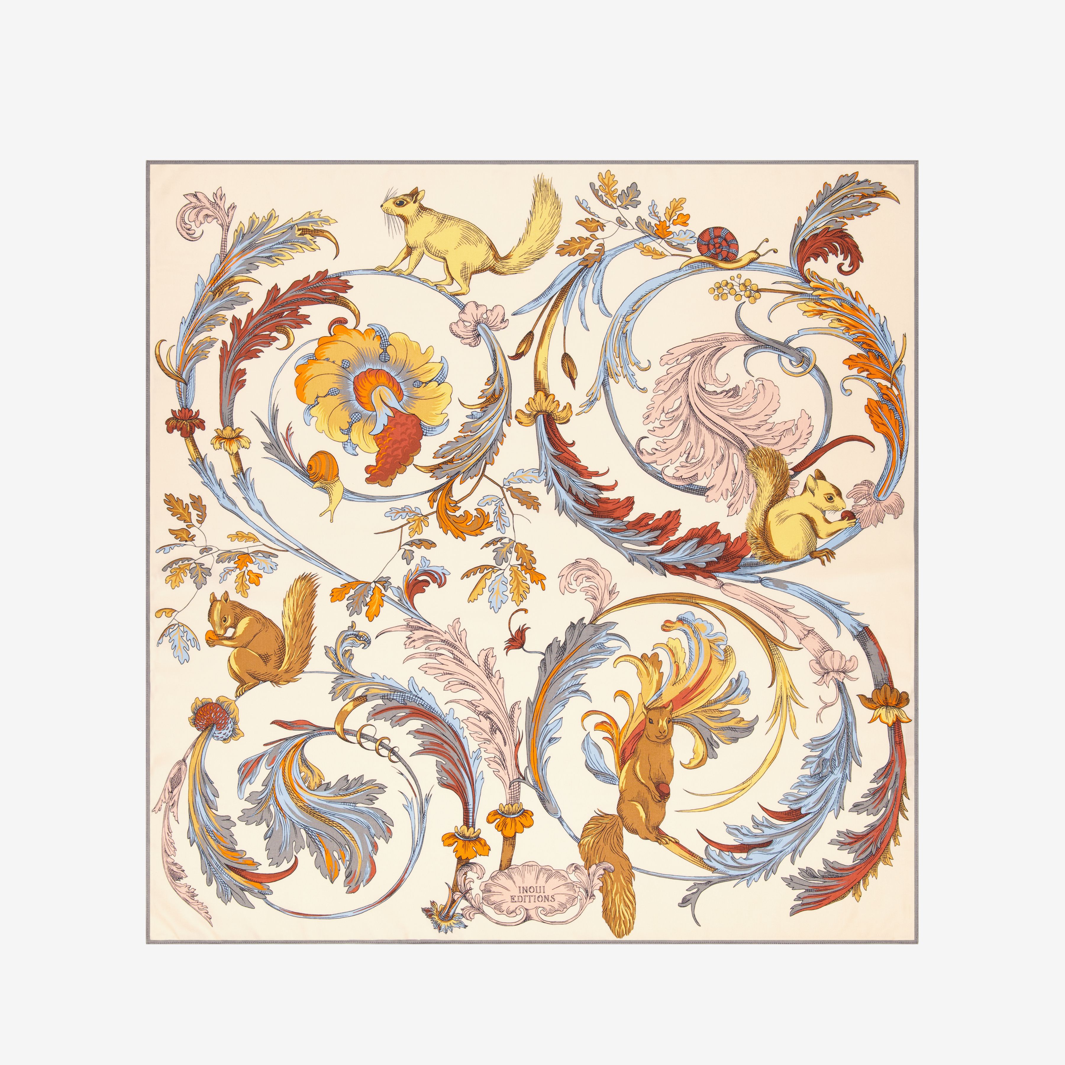 Carré 100 - Rococo - Blanc