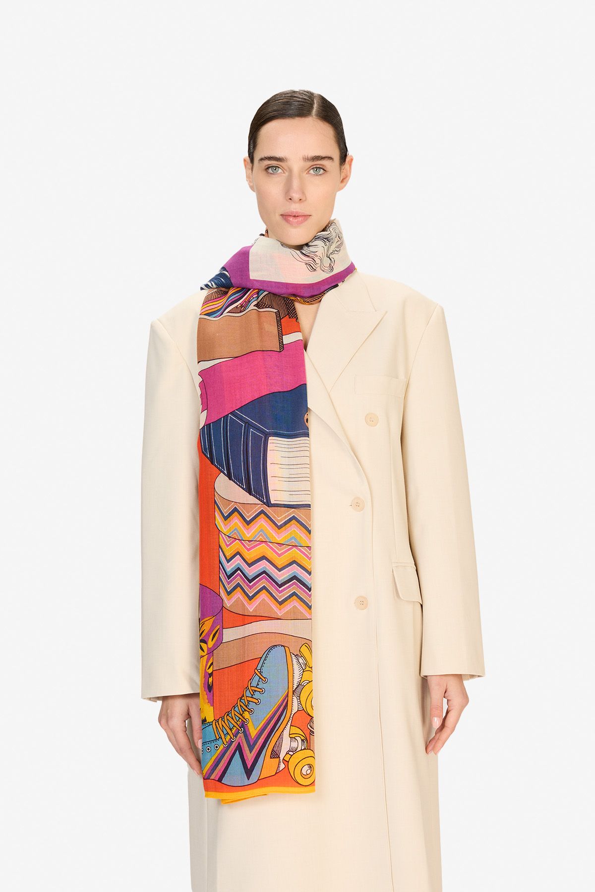 Scarf 100 - Atelier - Orange