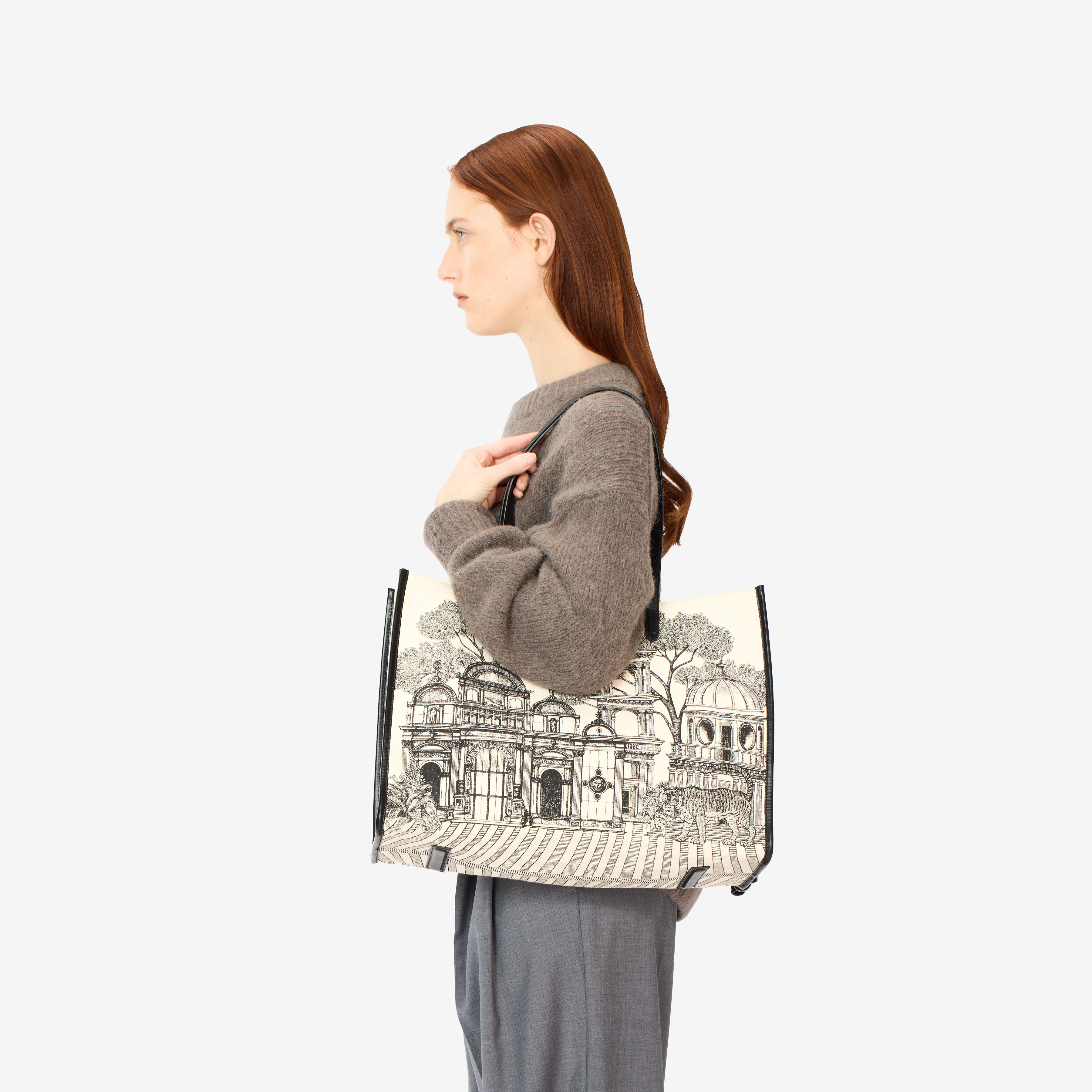 Shopping Bag - Mirage - Black And White