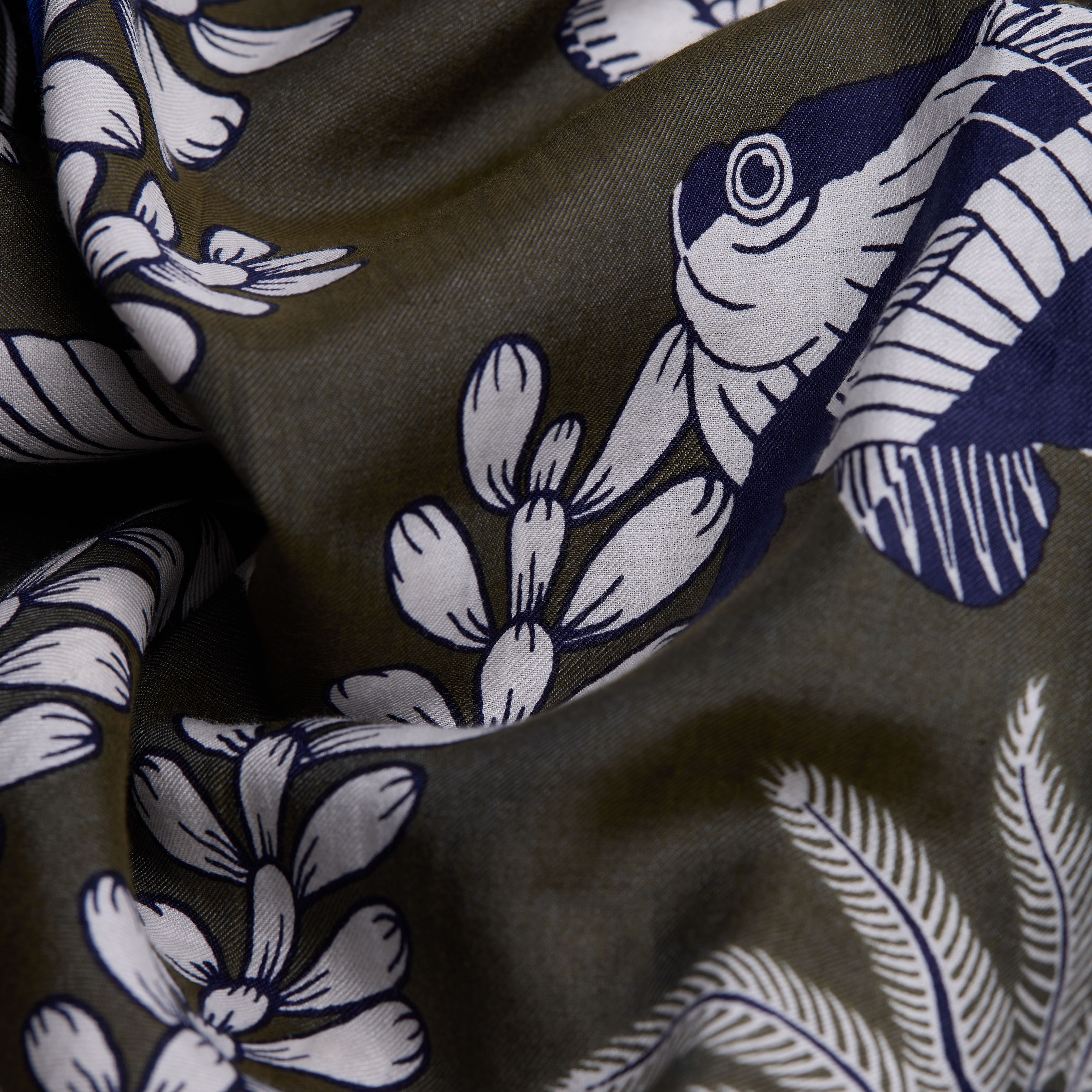 Quadratisches Tuch 100 - Neptune - Khaki