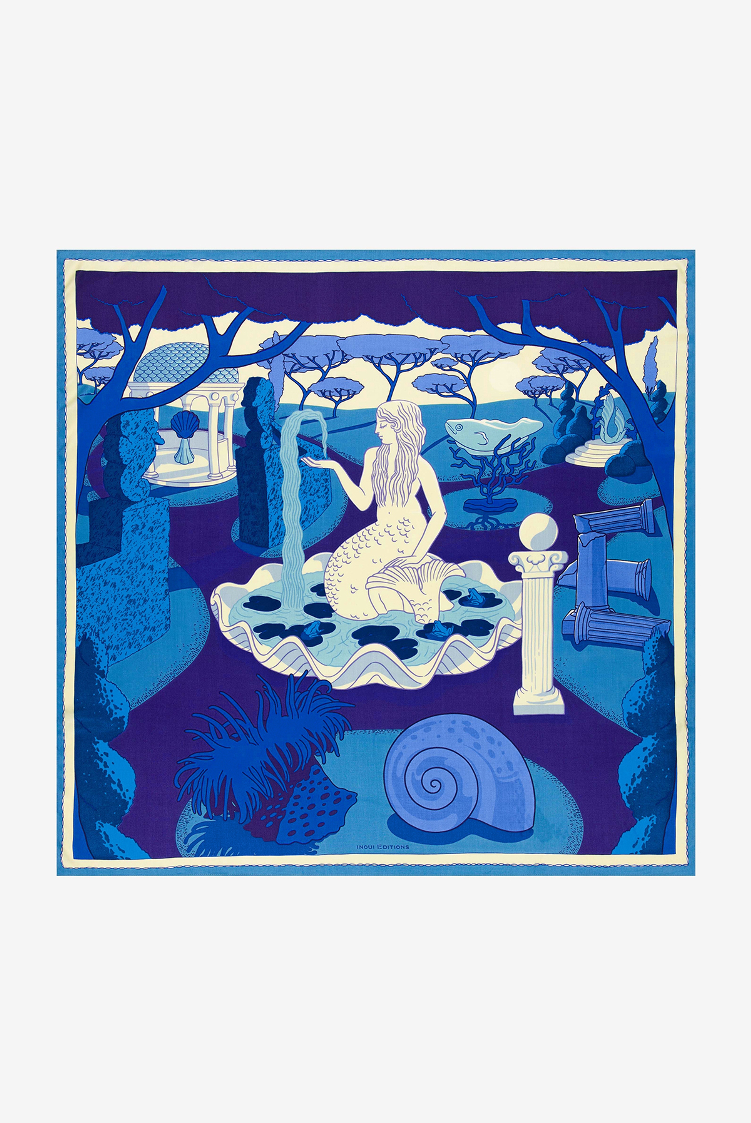 Square 100 - Jardin - Blue