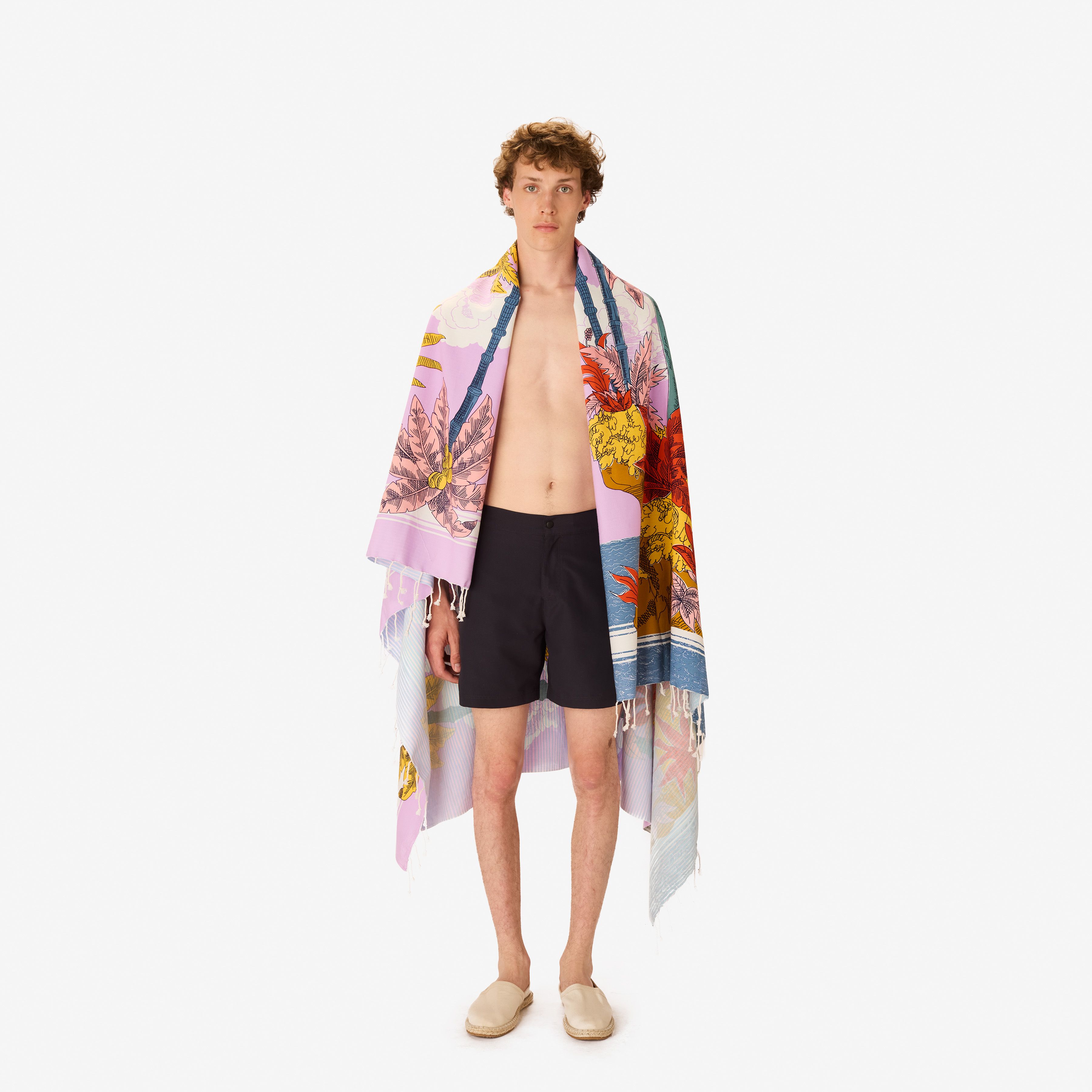 Fouta Handtuch  140 - Robinson - Violett