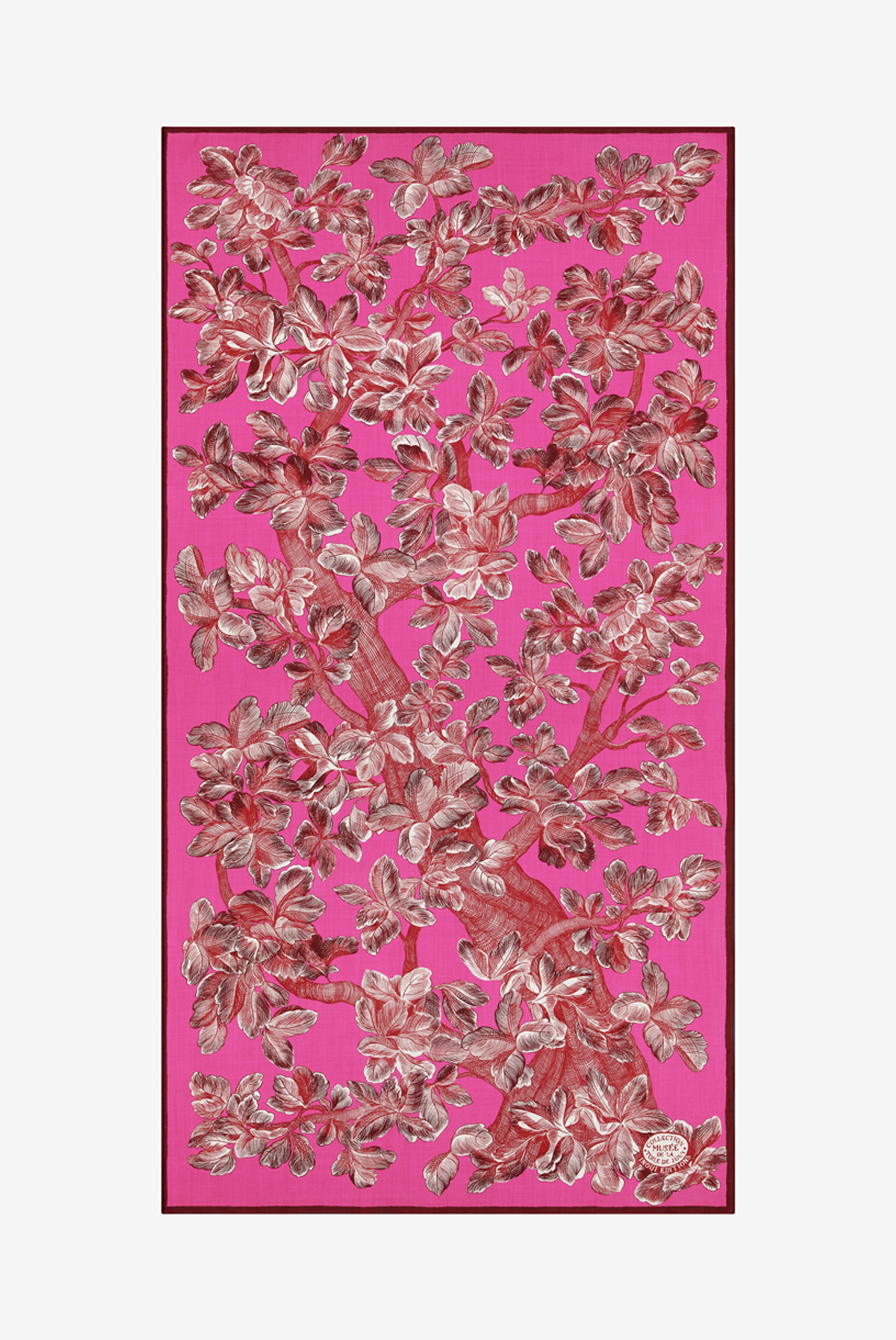 Scarf 100 - Arboris - Fuchsia