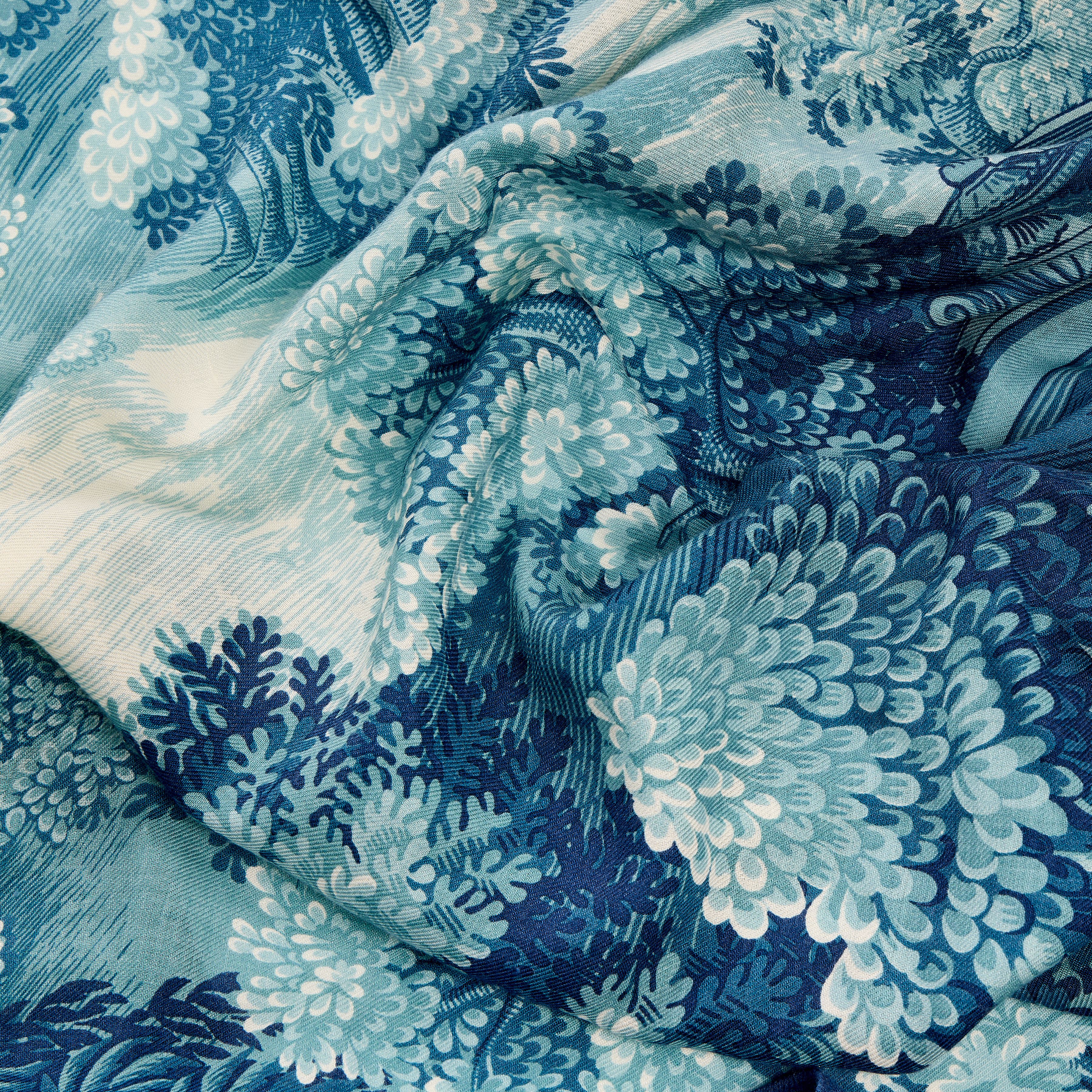 Scarf 100 - Come - Duck Blue