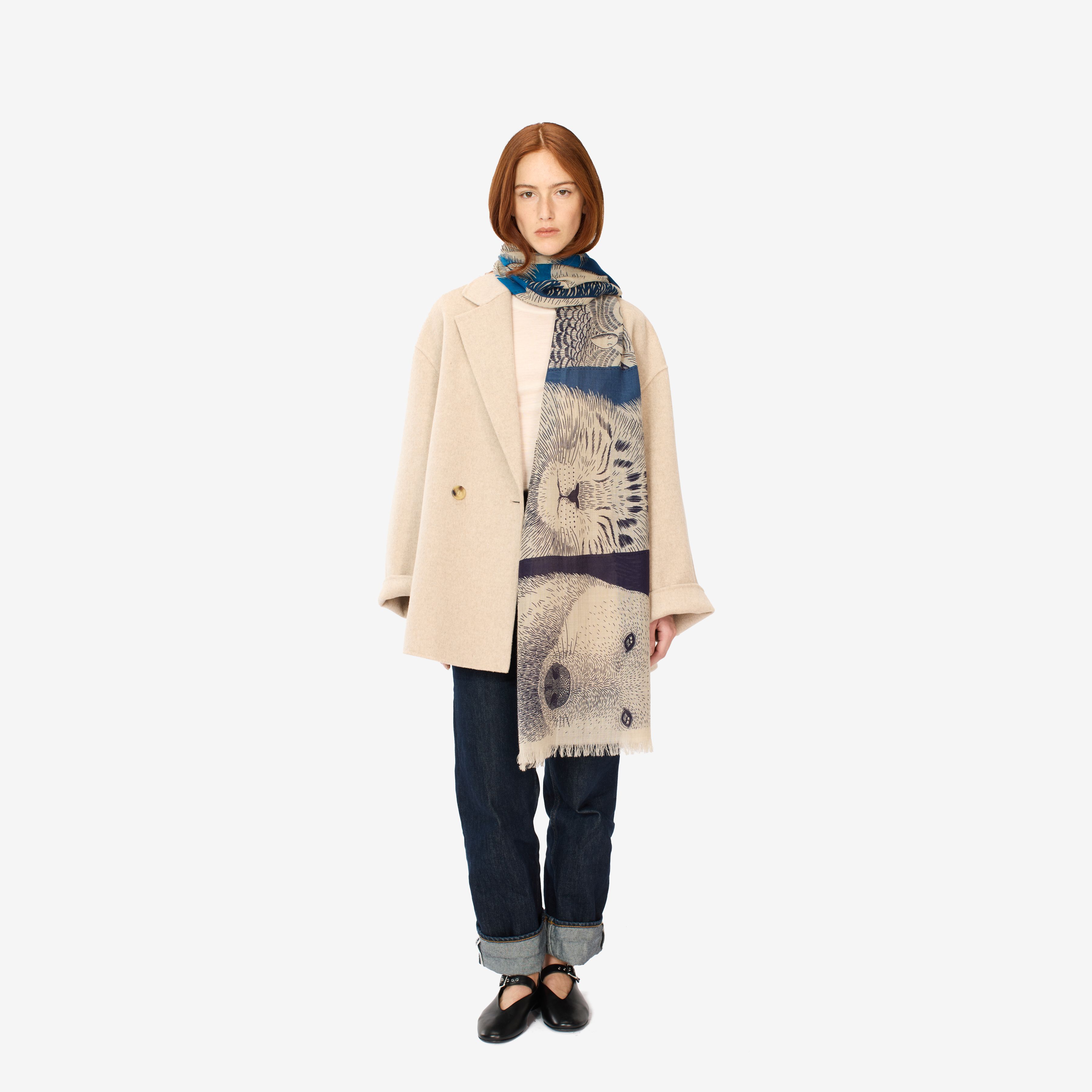 Scarf 70 - Freres - Blue