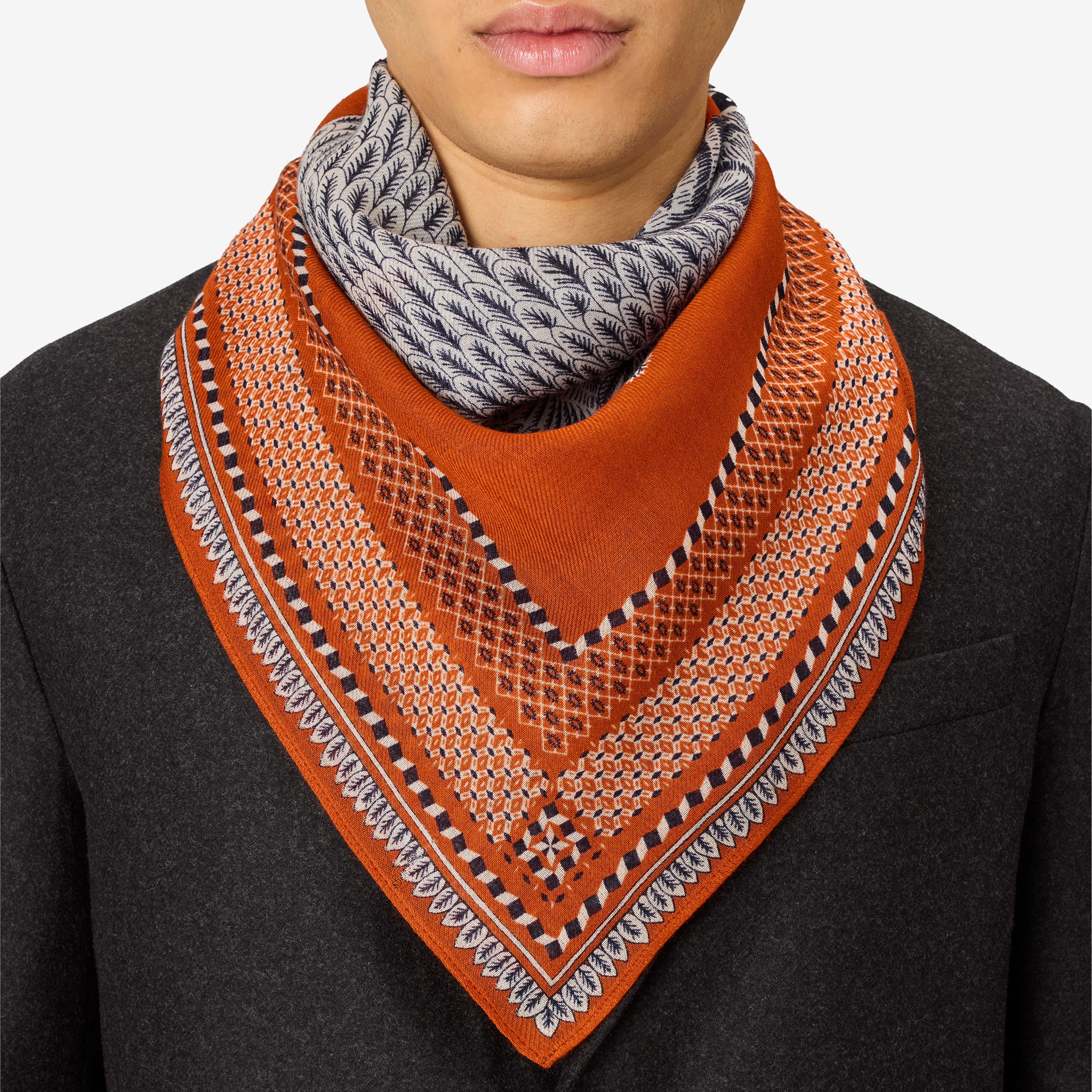 Square 70- Chouette - Terracotta