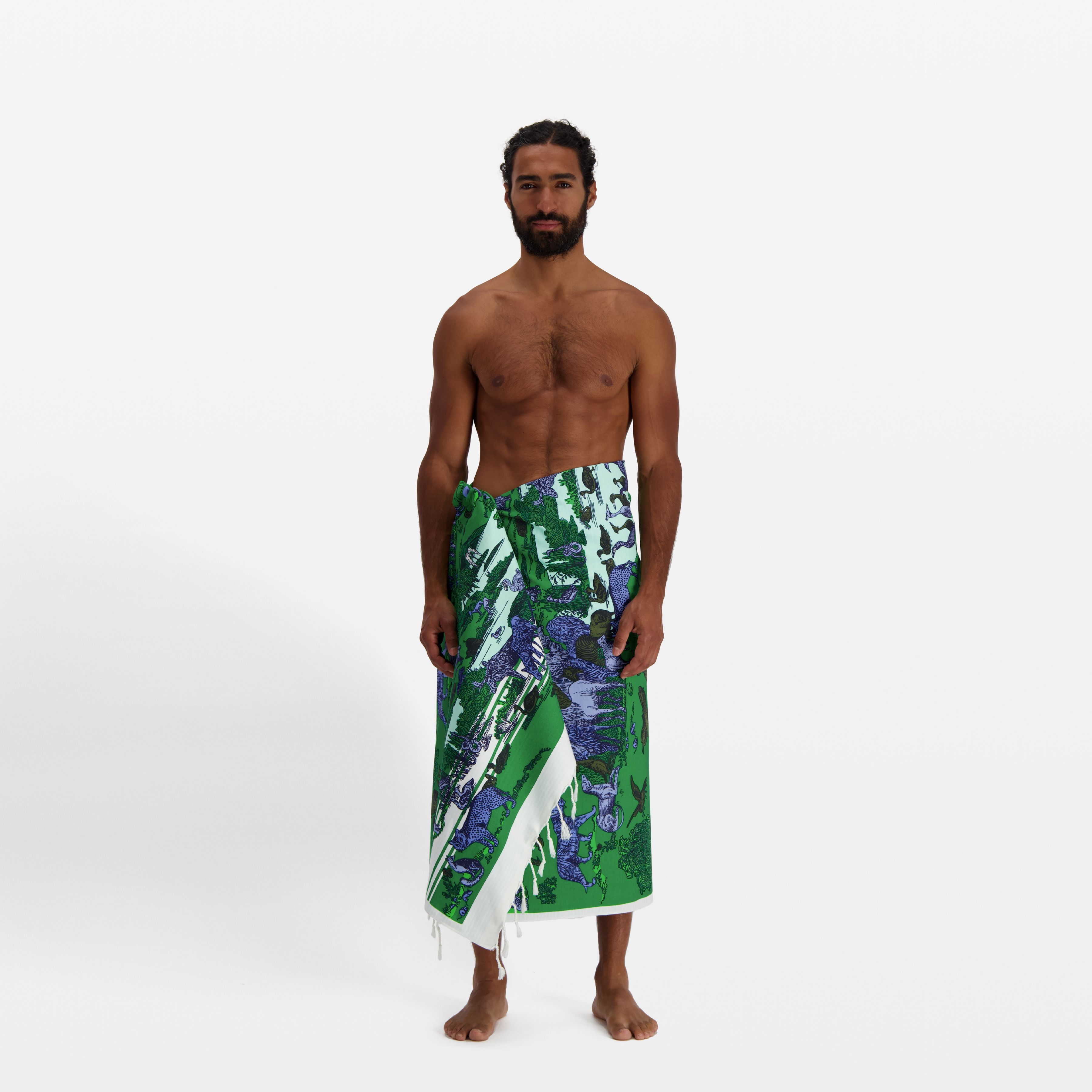 Fouta Towel 100 - Rêverie - Green