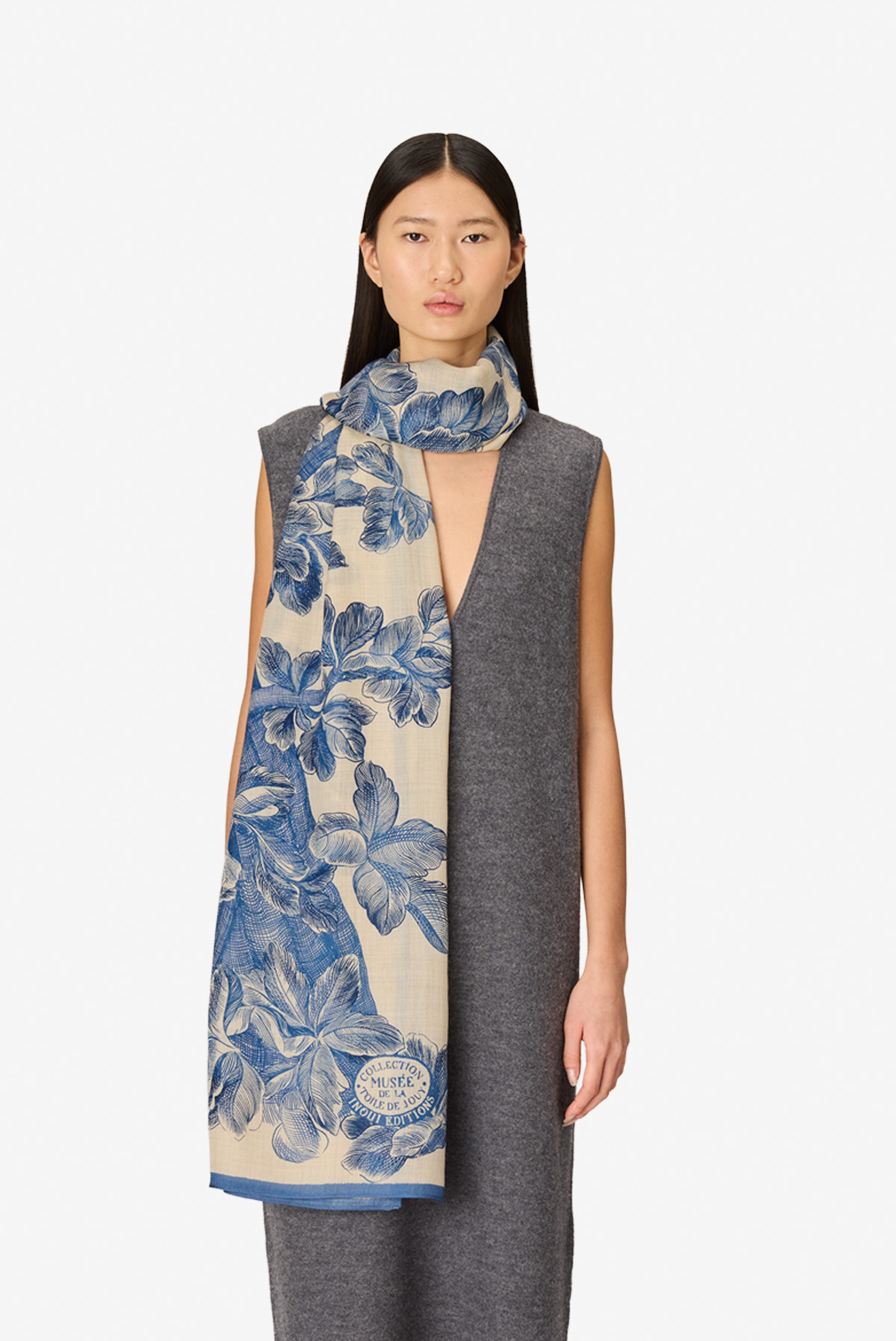 Scarf 100 - Arboris - Blue