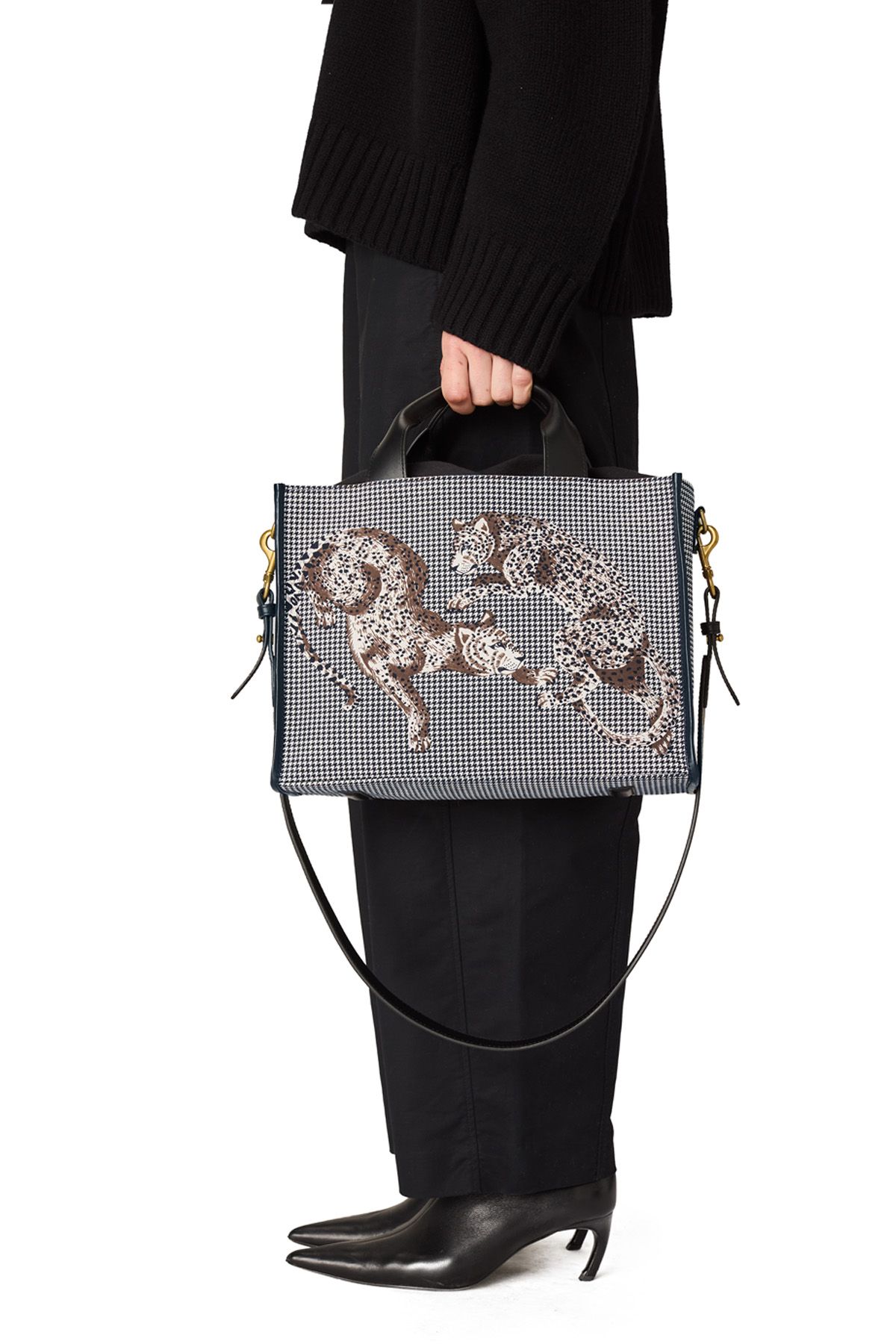 Nomade Bag - Jorgen Houndstooth - Black