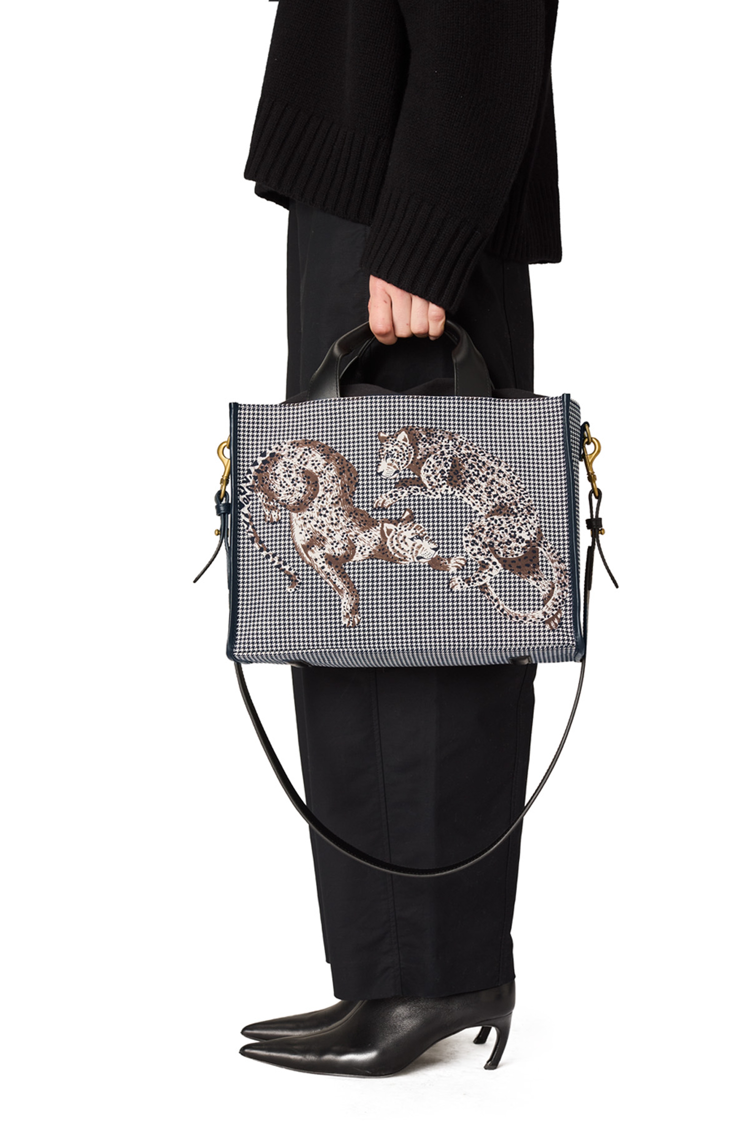 Nomade Bag - Jorgen Houndstooth - Black