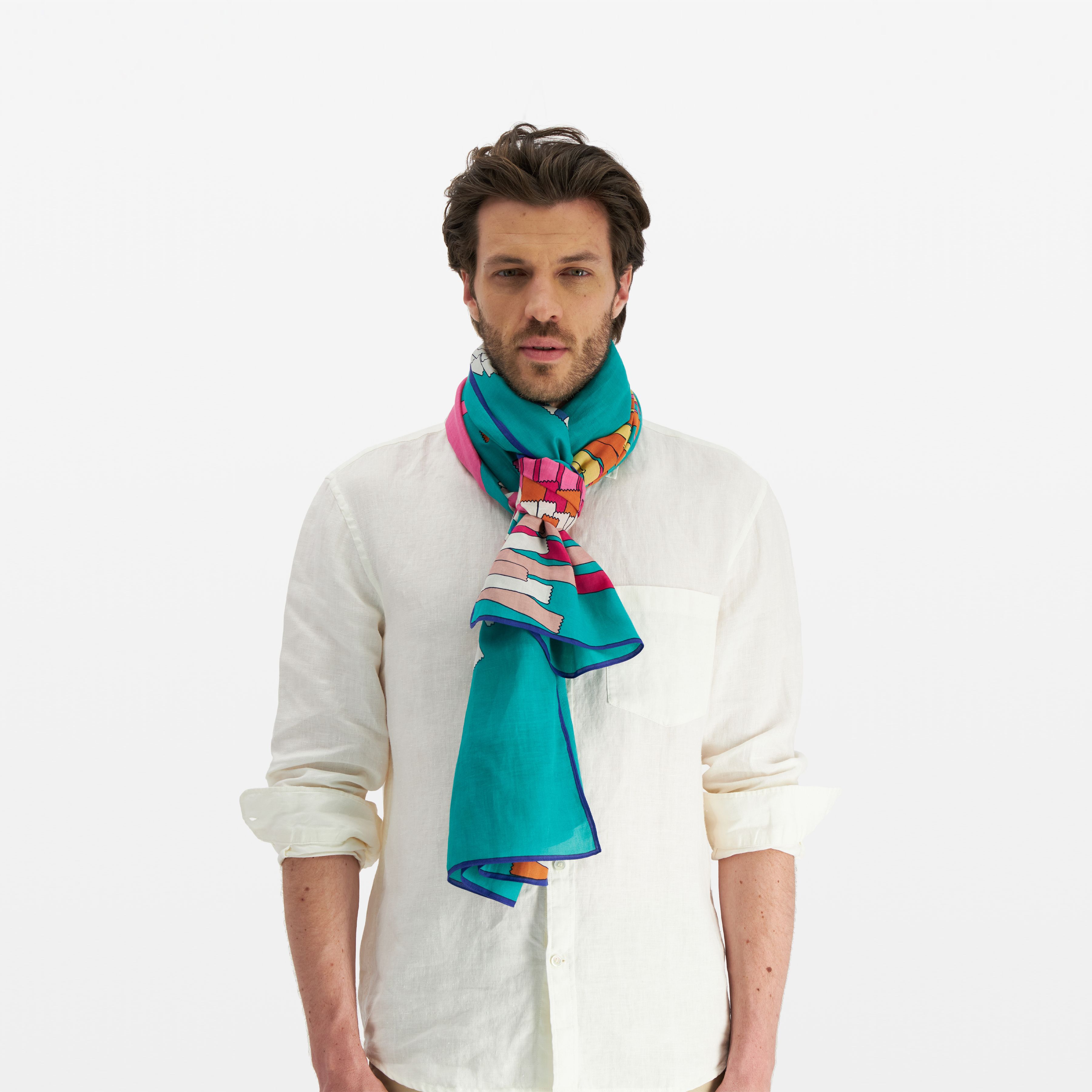 Scarf 100 - Sagi - Emerald