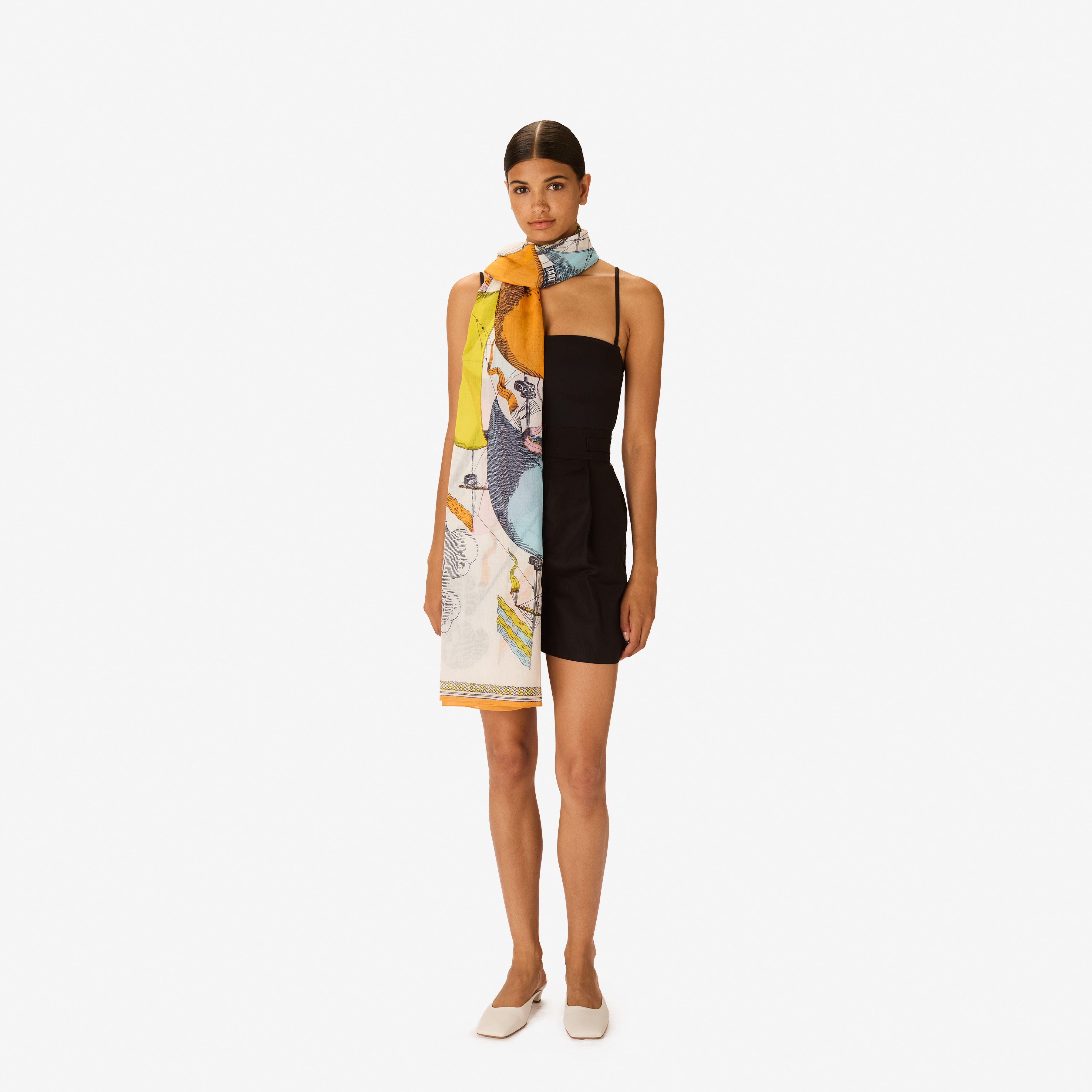Scarf 100 - Des Rives et des Reves - Multicolor