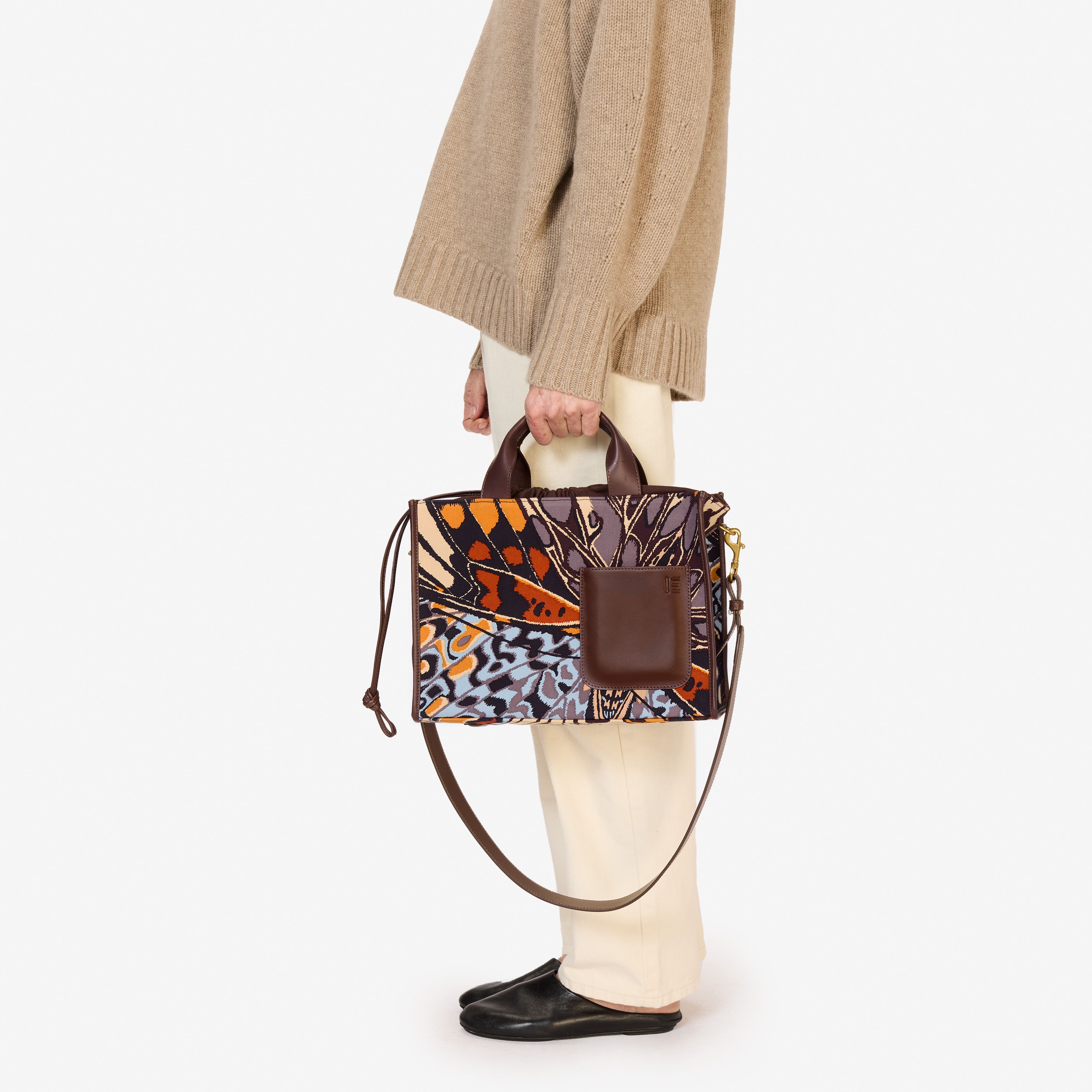 Sac Nomade - Papillons - Naturel