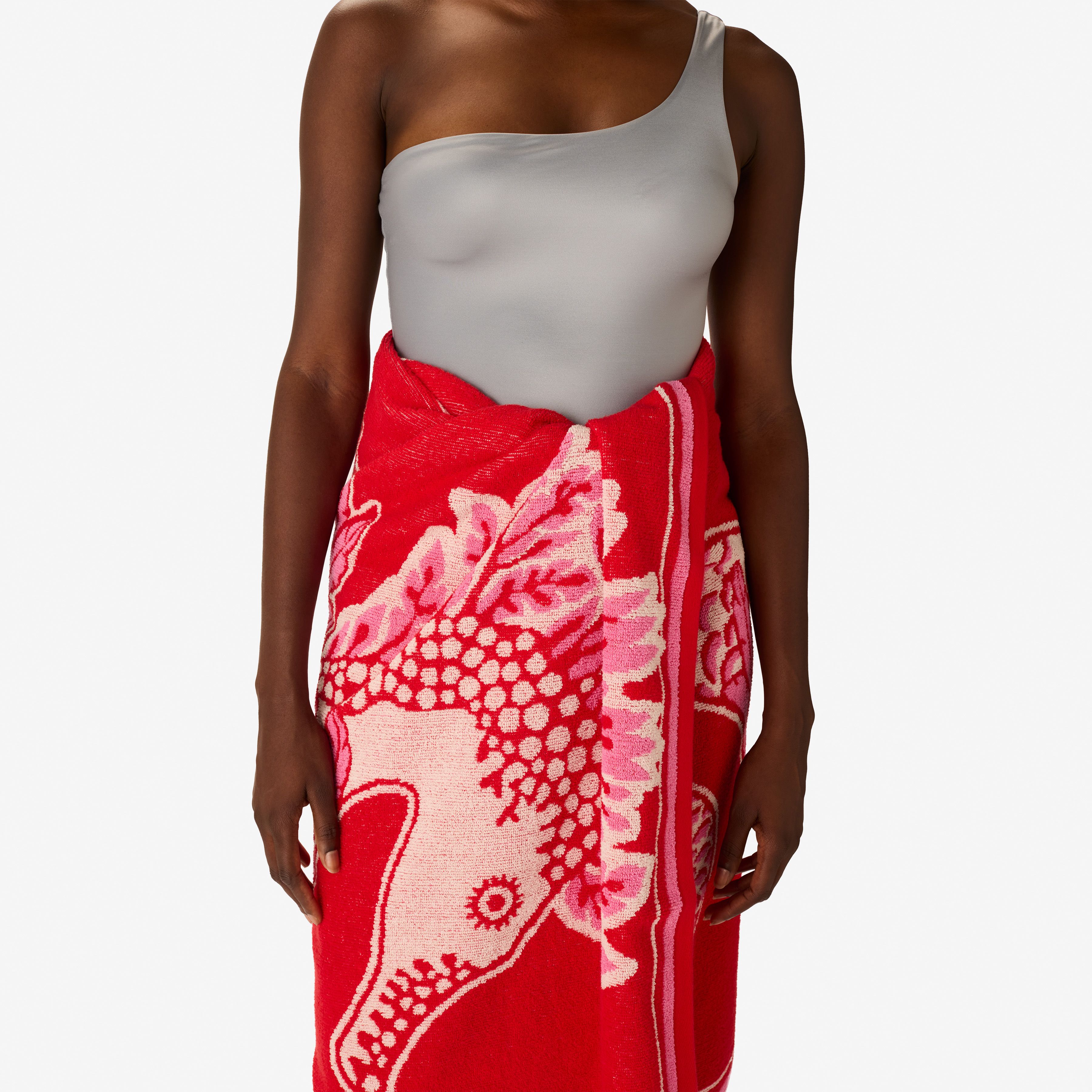 Serviette De Plage 80 - Idriss - Rouge