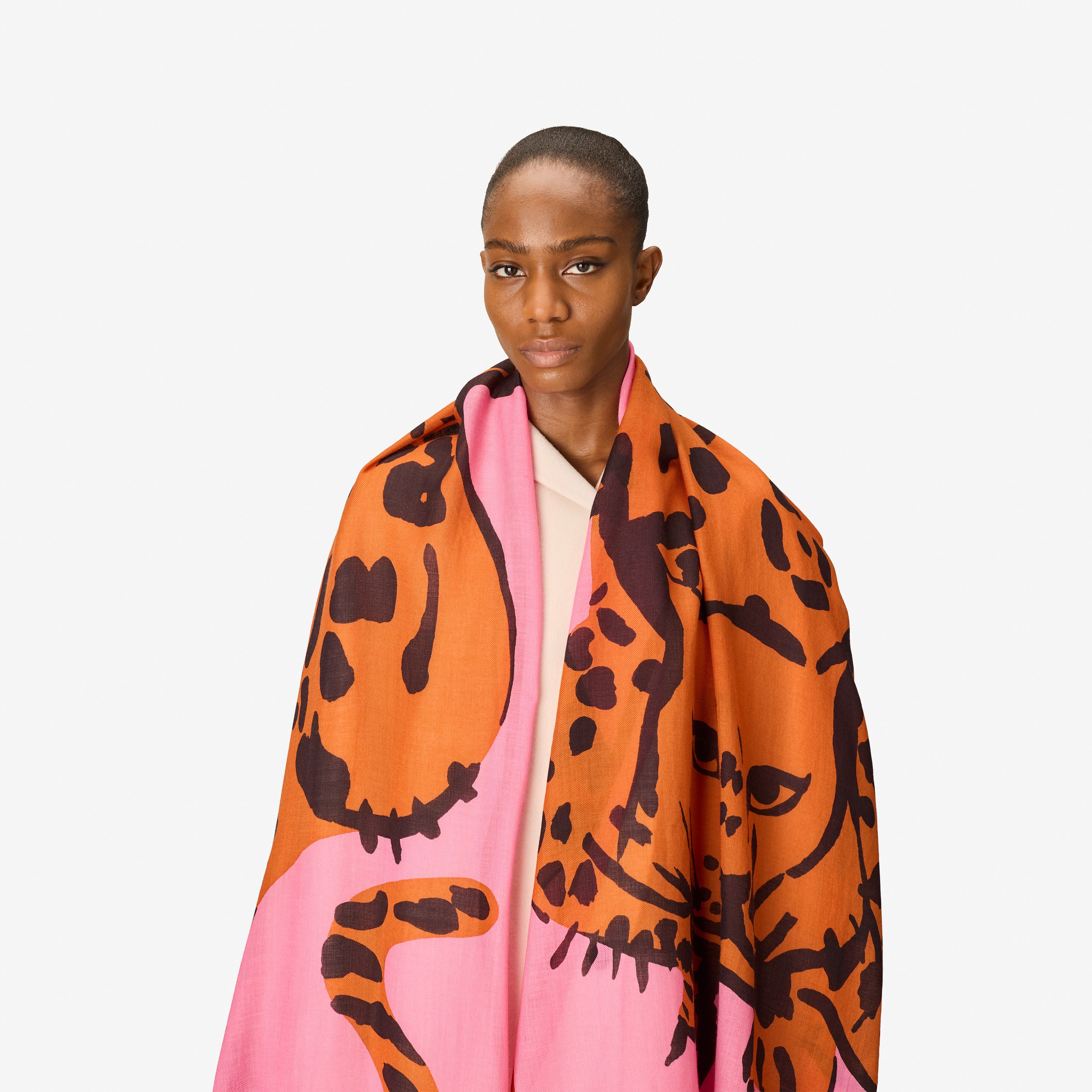 Scarf 70 - Felino - Pink