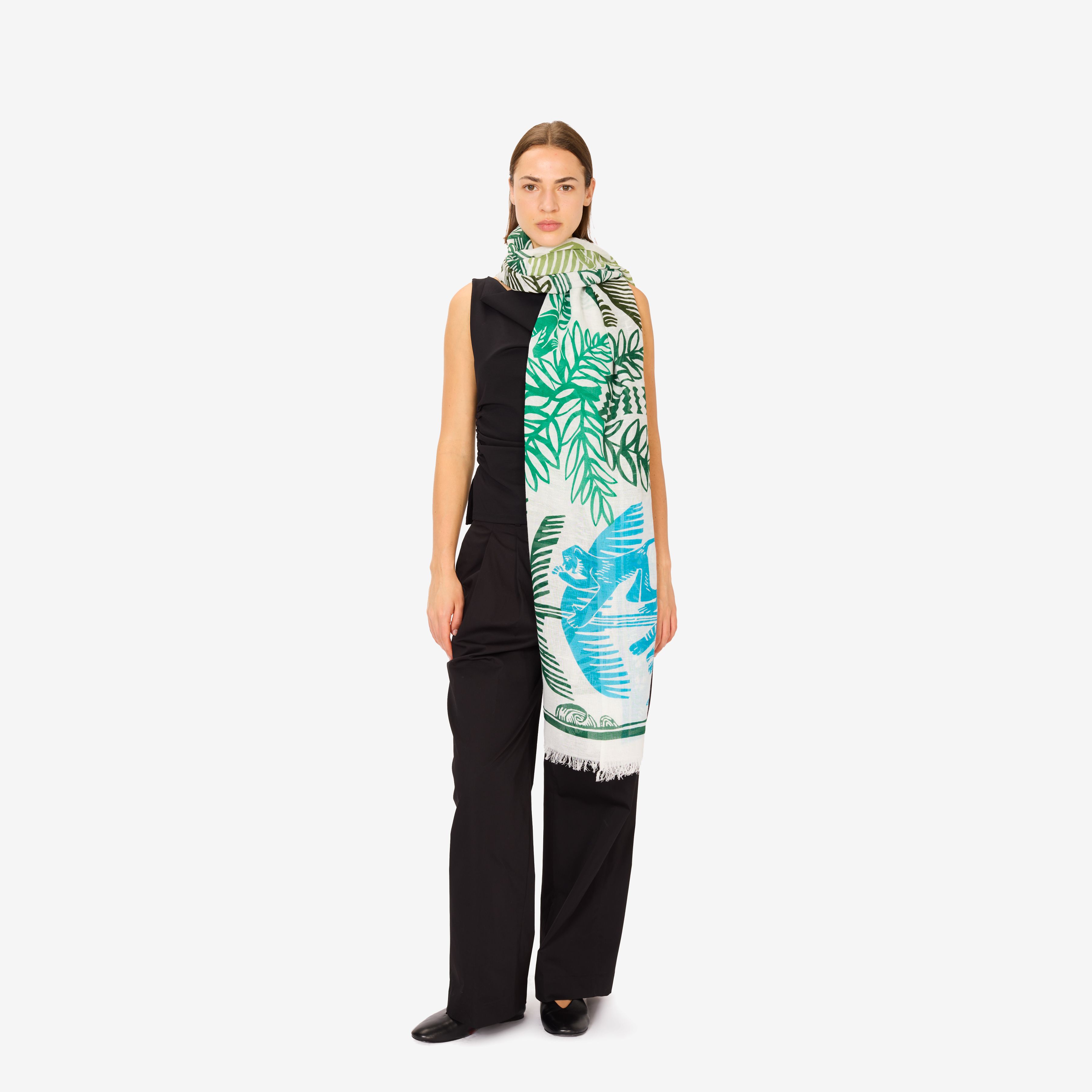 Scarf 100 - Jungle - Green