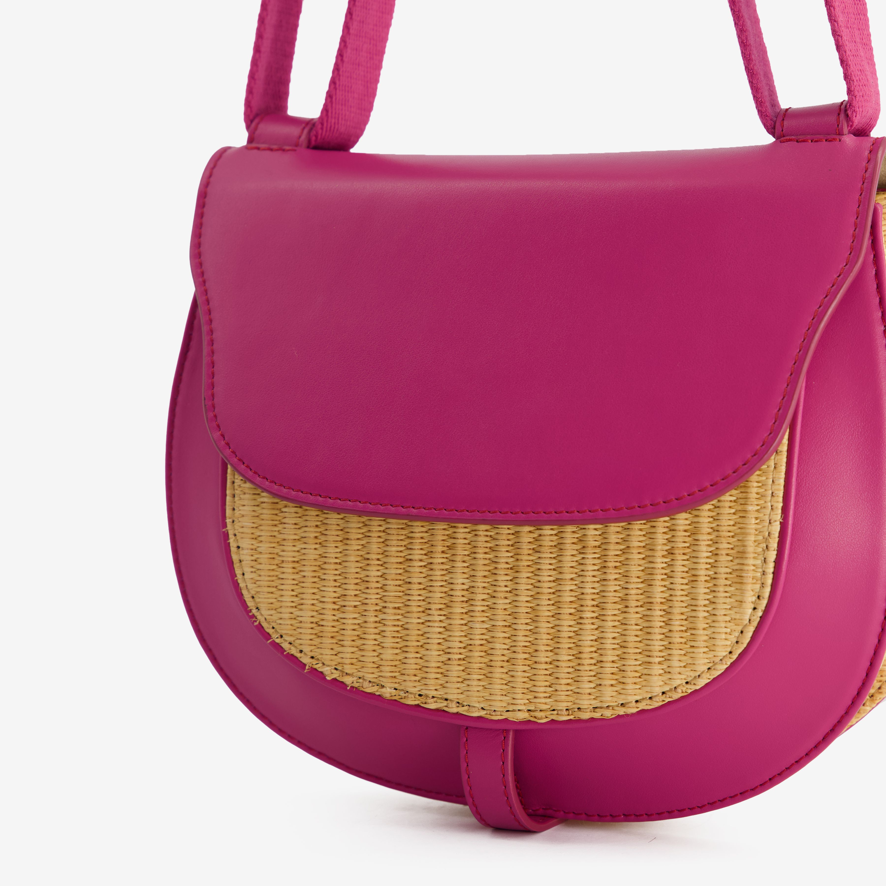 Large Besace Bag - Moisson - Fuchsia