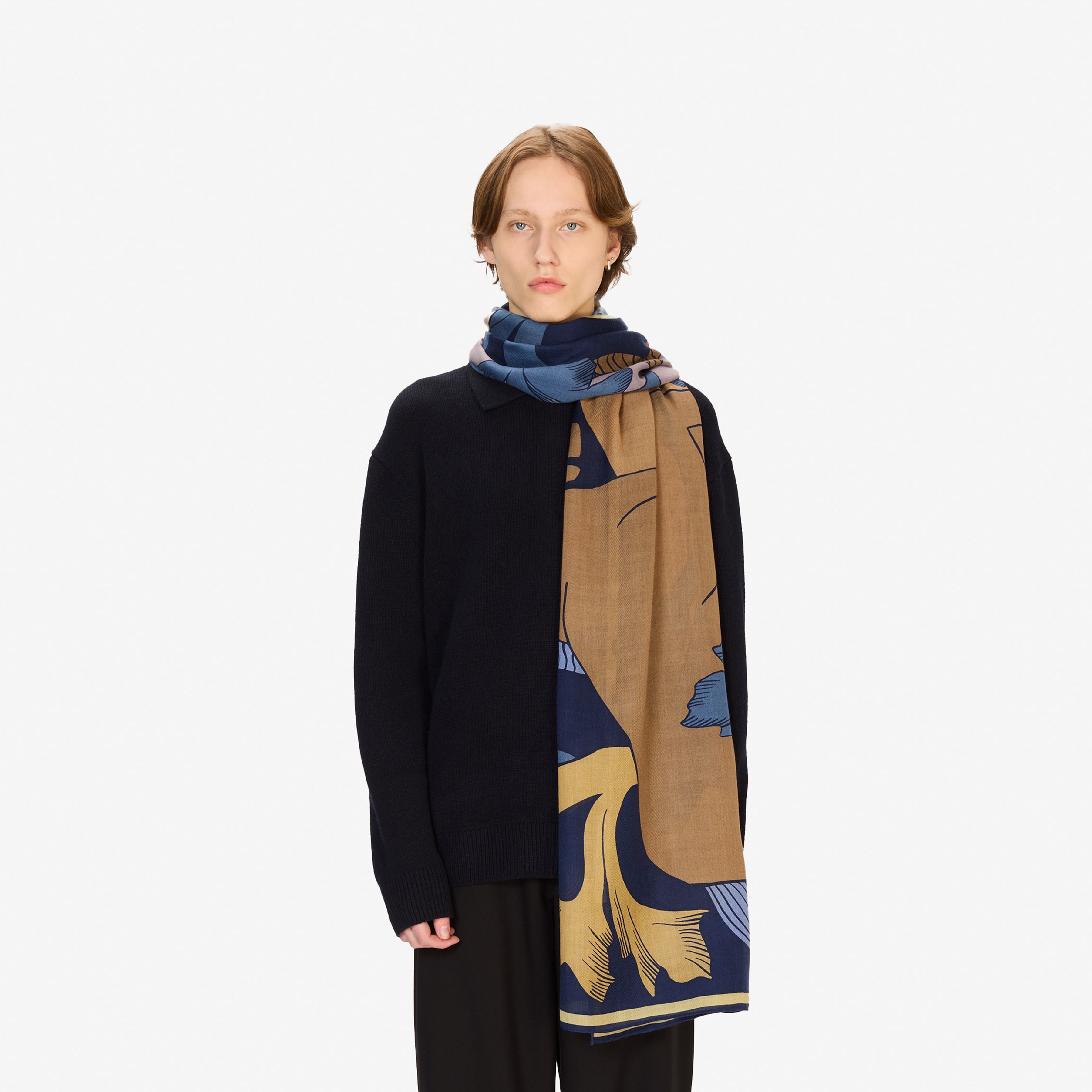 Scarf 100 - Cavale - Navy
