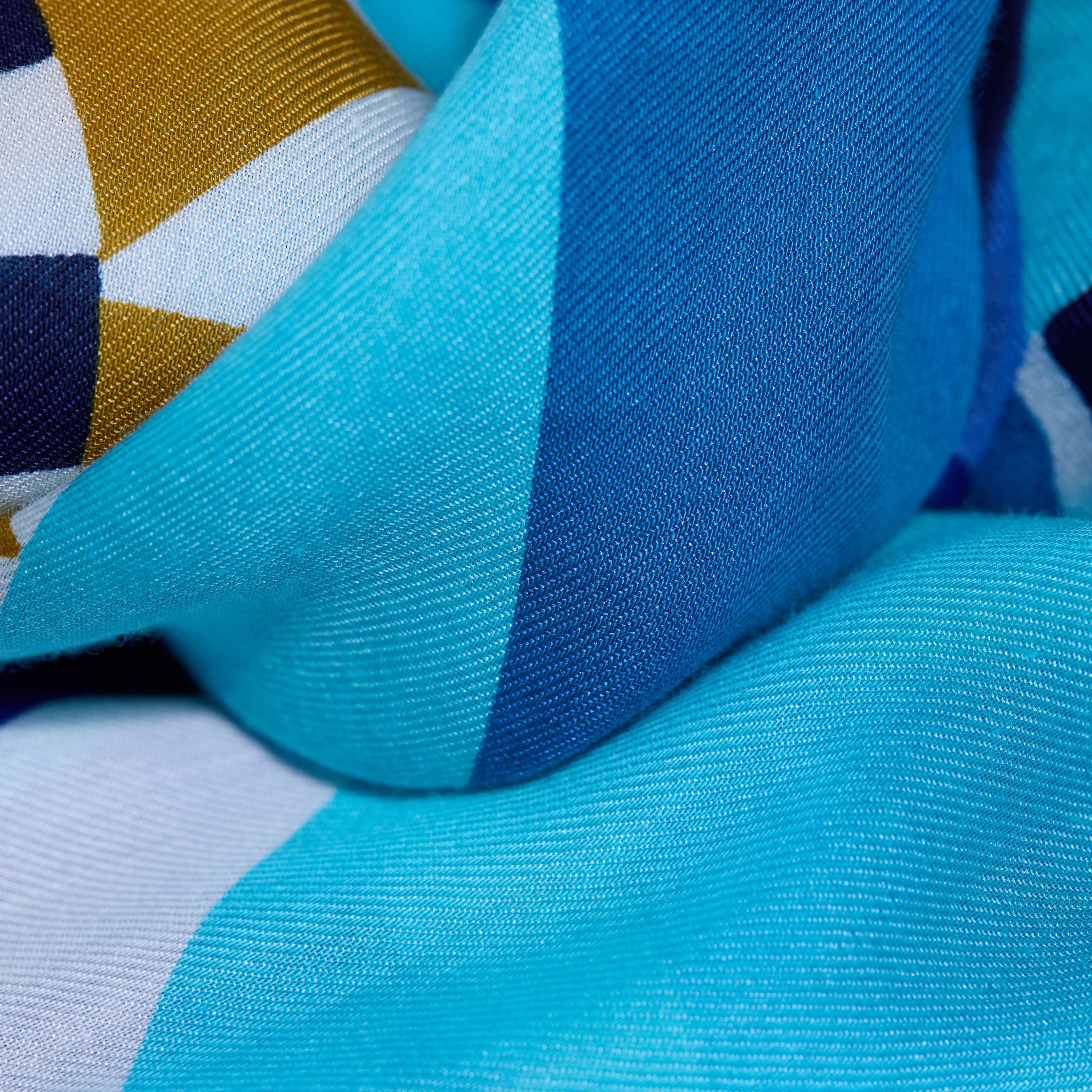 Scarf 100 - Rollercoaster - Blue